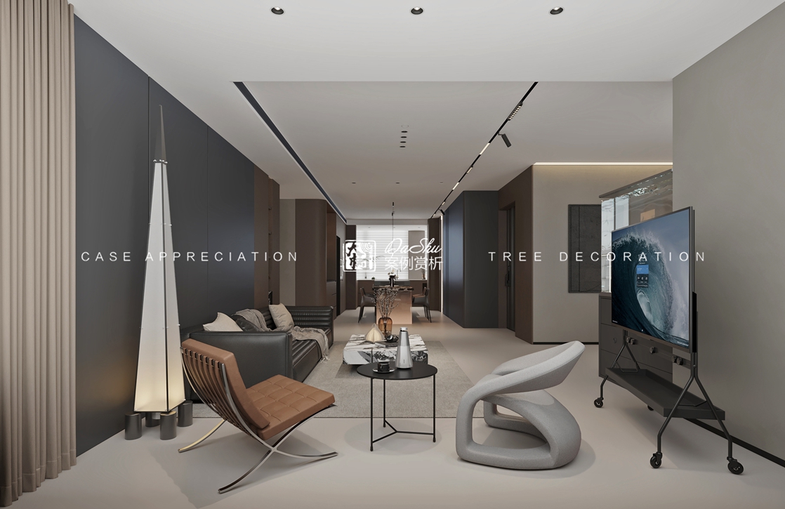 富力尚悦台120㎡意式风格效果图