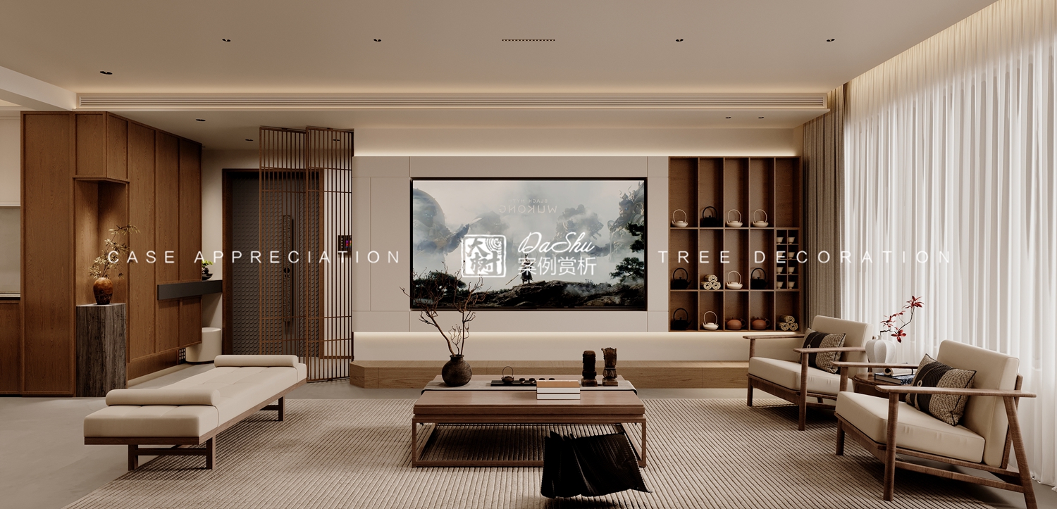 兴达观澜城95㎡宋式美学效果图