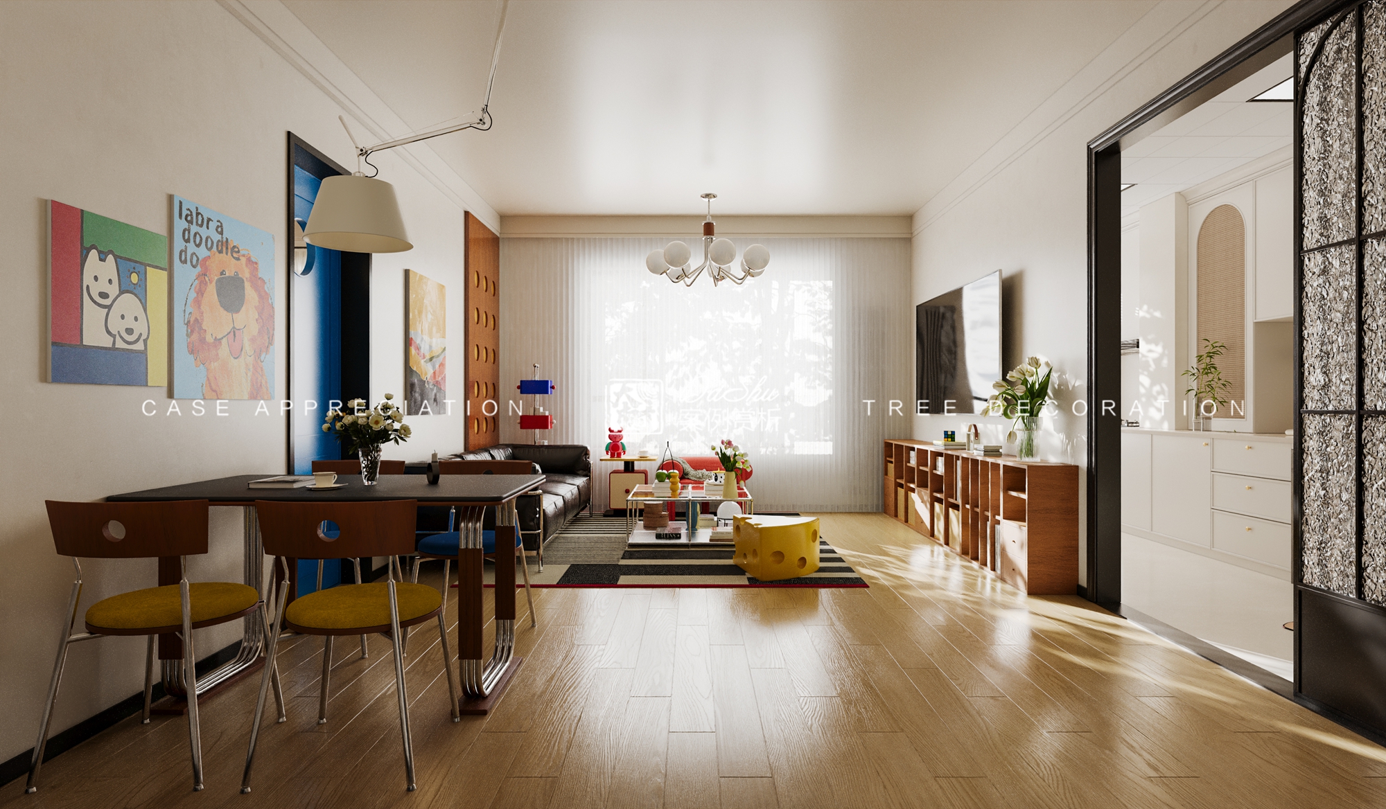 环贸公馆89㎡包豪斯效果图